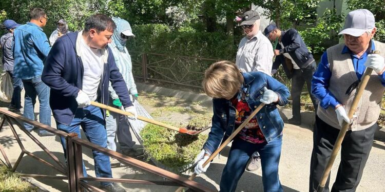 ТАЗАЛЫҚ АУЛАДАН БАСТАЛАДЫ
