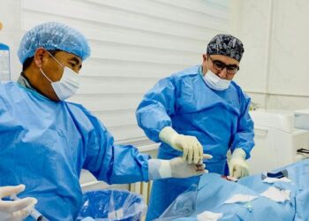 ТҮРКІСТАН: САРЫАҒАШТА ЖЫЛ БАСЫНАН БЕРІ 105 НАУҚАСҚА КОРОНАРОГРАФИЯ ӘДІСІМЕН ОТА ЖАСАЛҒАН