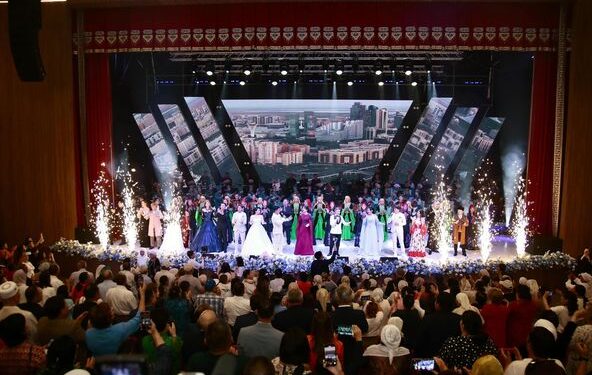 ТҮРКІСТАНДА ШӘМШІ ҚАЛДАЯҚОВ АТЫНДАҒЫ ОБЛЫСТЫҚ ФИЛАРМОНИЯНЫҢ «ӨНЕРІ ӨРГЕ ШАЛҚЫҒАН ОРДА» АТТЫ КОНЦЕРТІ ӨТТІ