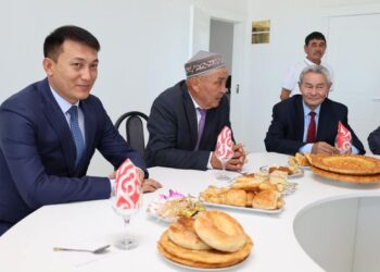 САУРАН: АУДАН ӘКІМІ ЕҢБЕК АРДАГЕРЛЕРІМЕН ЖАРҚЫН КЕЗДЕСУ ӨТКІЗДІ