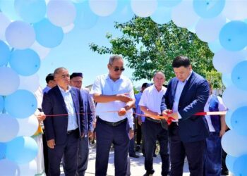 ТҮРКІСТАН: КЕНТАУДА БАЛАЛАР МЕРЕКЕСІНЕ ОРАЙ ОЙЫН АЛАҢШАСЫ ЕЛ ИГІЛІГІНЕ  БЕРІЛДІ