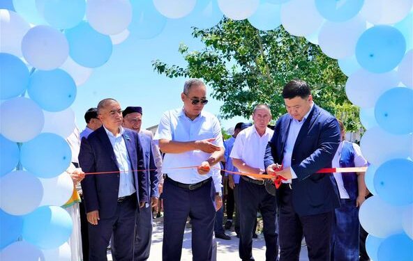 ТҮРКІСТАН: КЕНТАУДА БАЛАЛАР МЕРЕКЕСІНЕ ОРАЙ ОЙЫН АЛАҢШАСЫ ЕЛ ИГІЛІГІНЕ БЕРІЛДІ