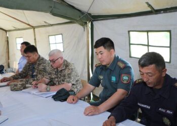 «ЖЕР-2024» РЕСПУБЛИКАЛЫҚ КОМАНДАЛЫҚ- ШТАБТЫҚ ОҚУ-ЖАТТЫҒУ  ІС-ШАРАЛАРЫ ӨТКІЗІЛУДЕ