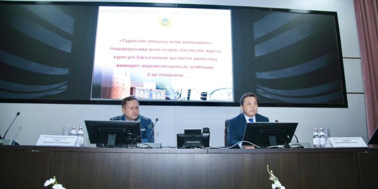 ТҮРКІСТАН ОБЛЫСЫНДА ЕСІРТКІ ҚЫЛМЫСЫНА ҚАРСЫ КҮРЕС ЖҰМЫСТАРЫ БАСТЫ НАЗАРДА