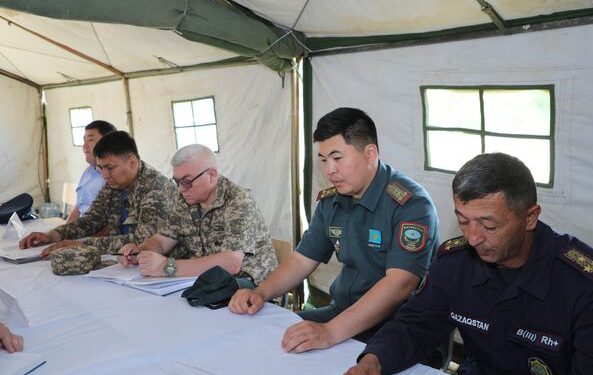 «ЖЕР-2024» РЕСПУБЛИКАЛЫҚ КОМАНДАЛЫҚ- ШТАБТЫҚ ОҚУ-ЖАТТЫҒУ  ІС-ШАРАЛАРЫ ӨТКІЗІЛУДЕ