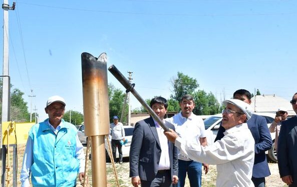 ТҮРКІСТАН: ОРДАБАСЫДА ЕКІ МЫҢНАН АСТАМ ТҰРҒЫНЫ БАР ҮШ АУЫЛҒА ТАБИҒИ ГАЗ БЕРІЛДІ