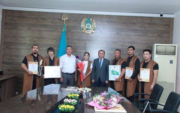 АУДАН БАСШЫСЫ ХАЛЫҚАРАЛЫҚ МУЗЫКА ФЕСТИВАЛІНІҢ ЖЕҢІМПАЗДАРЫН АРНАЙЫ ҚҰТТЫҚТАДЫ