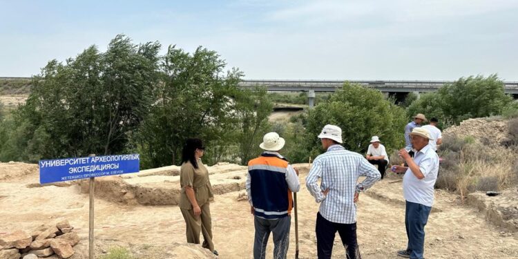 ТҮРКІСТАН: ҚАРАШЫҚ ӨЗЕНІ МАҢЫНДА ҚЫШ КҮЙДІРЕТІН ҚҰМБЫЗ ПЕШТІҢ ОРНЫ АНЫҚТАЛДЫ