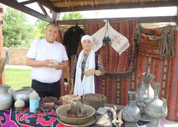 «ӨНЕРЛІ ӨЛКЕ»: ШАРДАРА АУДАНЫНЫҢ ӨНЕРПАЗДАРЫ ТҮРКІСТАНДА