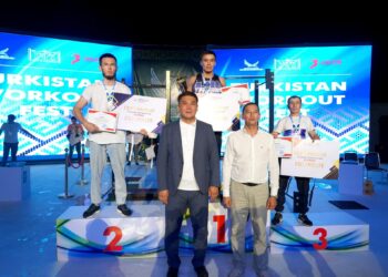 ТҮРКІСТАНДА АЛҒАШ РЕТ БЕЛТЕМІРГЕ ТАРТЫЛУДАН «TURKISTAN WORKOUT FEST»  САЙЫСЫ ӨТТІ