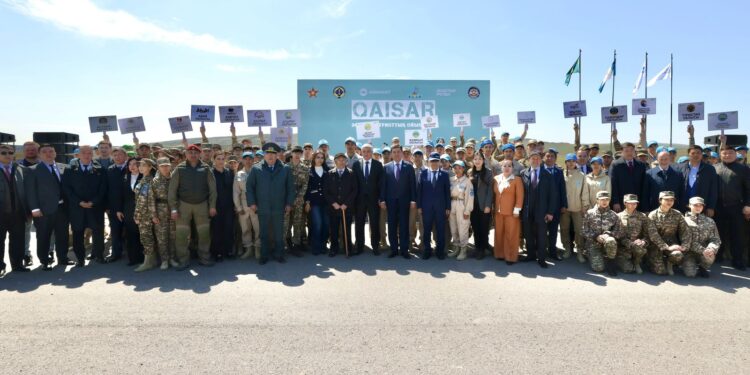 «QAISAR» ӘСКЕРИ-ПАТРИОТТЫҚ ОЙЫНДАРЫНЫҢ АЛҒАШҚЫ КҮНІ ӨТТІ