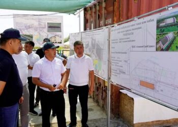 ТҮРКІСТАН: САРЫАҒАШ, ҚАЗЫҒҰРТ, ТӨЛЕБИ АУДАНДАРЫНДА САЛЫНЫП ЖАТҚАН НЫСАНДАРДЫҢ ҚҰРЫЛЫСЫ ЗЕРДЕЛЕНДІ