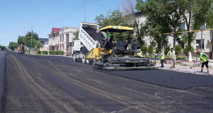 Түркістан облысында 1000 шақырымнан астам жол жөнделіп жатыр
