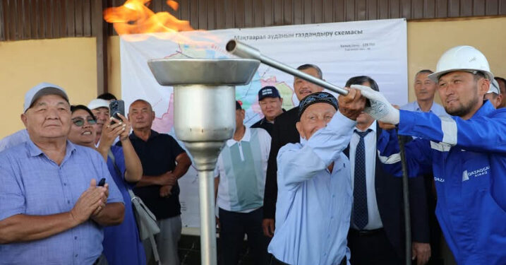 ТҮРКІСТАН: Мақтааралда 5 елді мекенге газ берілді