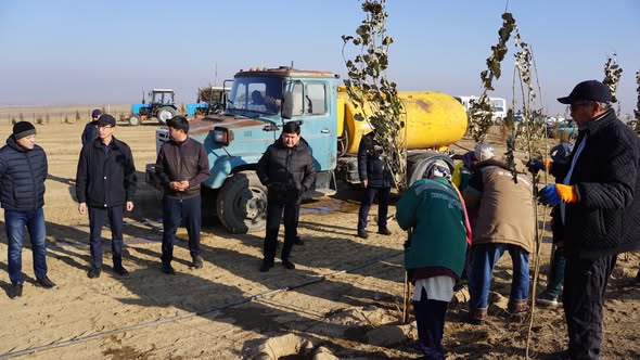 ОРДАБАСЫ: АУДАНДА КӨГАЛДАНДЫРУ ЖҰМЫСЫ ҚАРҚЫНДЫ