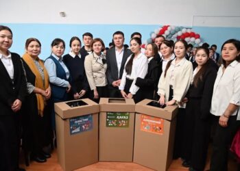 Түркістан облысында «Жасыл мектеп» жобасы іске асырылуда: жас ұрпаққа экологиялық білім беру мен тұрақты даму қағидаттарын насихаттау