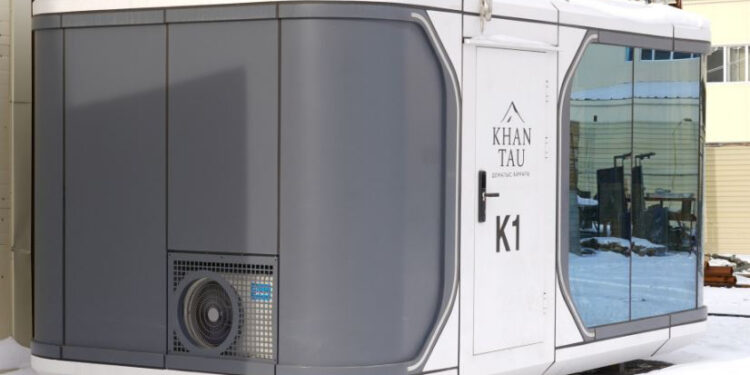 Түркістан облысында капсулалы үйлер шығарылып жатыр