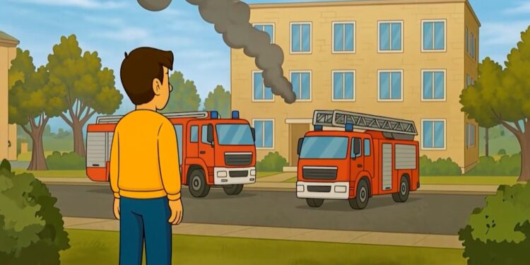 Өрт шыққанда не істеу керек?