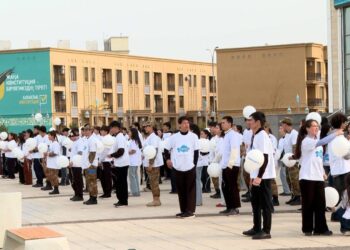 ТҮРКІСТАНДА КОНСТИТУЦИЯЛЫҚ РЕФОРМАНЫ ҚОЛДАУҒА АРНАЛҒАН МУРАЛ САЛЫНДЫ