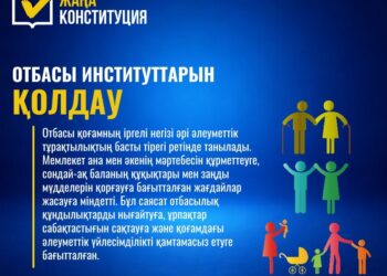 ЖАҢА КОНСТИТУЦИЯ: ОТБАСЫ ИНСТИТУТТАРЫН ҚОЛДАУ