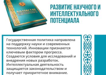 РАЗВИТИЕ НАУКИ И ИНТЕЛЛЕКТУАЛЬНОГО ПОТЕНЦИАЛА — ПУТЬ К БУДУЩЕМУ КАЗАХСТАНА