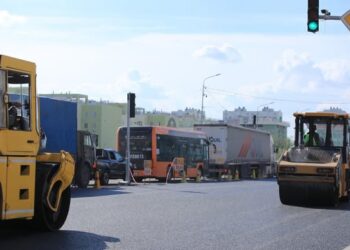 ТҮРКІСТАН ҚАЛАСЫ МАҢЫНДАҒЫ «БАТЫС ЕУРОПА – БАТЫС ҚЫТАЙ» АВТОДӘЛІЗІНДЕ ЖӨНДЕУ ЖҰМЫСТАРЫ КЕШЕНДІ ТҮРДЕ ЖҮРГІЗІЛУДЕ