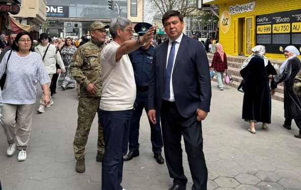 Түркістан базарларындағы қауіпсіздік пен тазалық бақылауға алынды