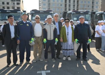 Шымкент: Абай ауданында «Таза Қазақстан» акциясы өтті