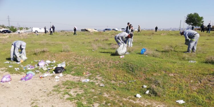 Әл-Фараби ауданы «Таза Қазақстан» бағдарламасы аясында сенбілікке қатысты