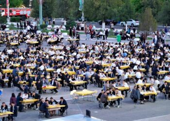 ТҮРКІСТАН: КЕНТАУДА БІР МЕЗЕТТЕ 2500-ГЕ ЖУЫҚ АДАМ ҚАТЫСҚАН РЕСПУБЛИКАЛЫҚ «AL-FARABI» ИНТЕЛЛЕКТУАЛДЫ ОЙЫНЫ ӨТТІ