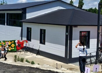 Төлеби ауданындағы Аққұм ауылында «Мұхит Әлі» атындағы жаңа спорт кешені ашылды