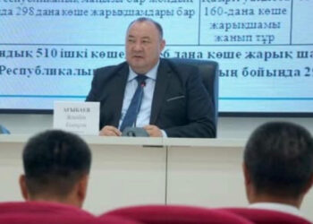 Келес ауданында көше жарықтандыру жұмыстары қарқынды жүргізілуде