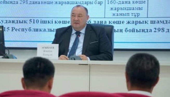 Келес ауданында көше жарықтандыру жұмыстары қарқынды жүргізілуде