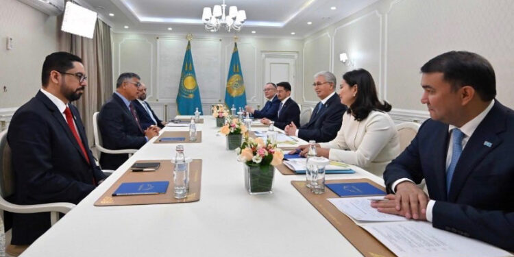 Мемлекет басшысы БҰҰ Дүниежүзілік метеорология ұйымының президентін қабылдады