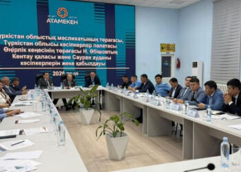 Түркістан облысының өңірлік кеңесі Кентау және Сауран кәсіпкерлерінің мәселелерін тыңдады