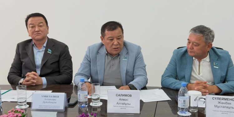 Сарыағаш ауданы, Дербісек ауылындағы су ұңғымаларына қатысты мәселелер талқыланды
