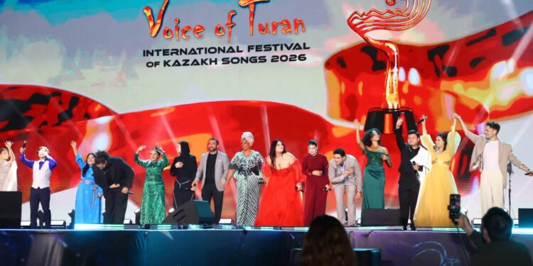 ТҮРКІСТАНДА ХАЛЫҚАРАЛЫҚ «VOICE OF TURAN – 2026» ҚАЗАҚ ӘНДЕРІ БАЙҚАУЫ САЛТАНАТТЫ ТҮРДЕ АШЫЛДЫ